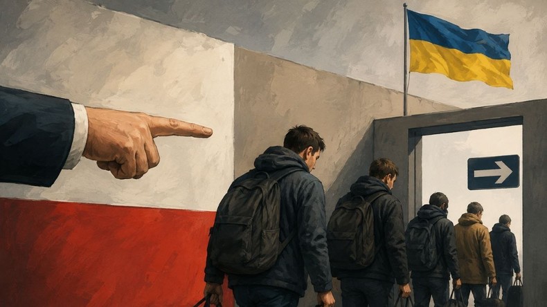 Pologne : 67% des sondés favorables à l'expulsion des Ukrainiens en âge de combattre