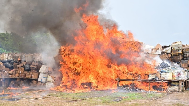 Nigeria : plus de 329 tonnes de stupéfiants détruits dans le cadre de la lutte contre le trafic de drogue