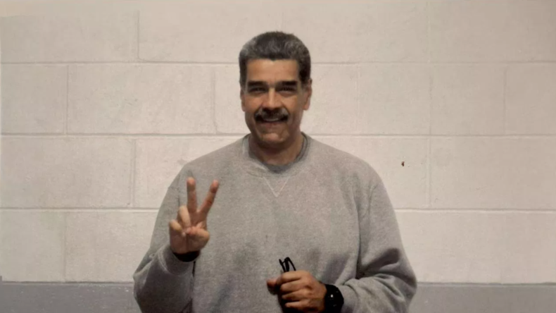 De nouvelles photos de Nicolás Maduro en détention à New York diffusées sur son compte X