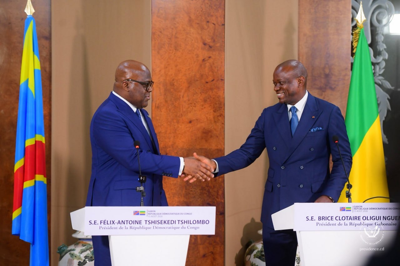 Le président de la RDC et son homologue gabonais renforcent la coopération économique, politique et diplomatique
