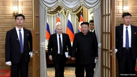Dans un télégramme à Vladimir Poutine, Kim Jong-un salue le rôle de l’Armée rouge dans la libération de la Corée en 1945