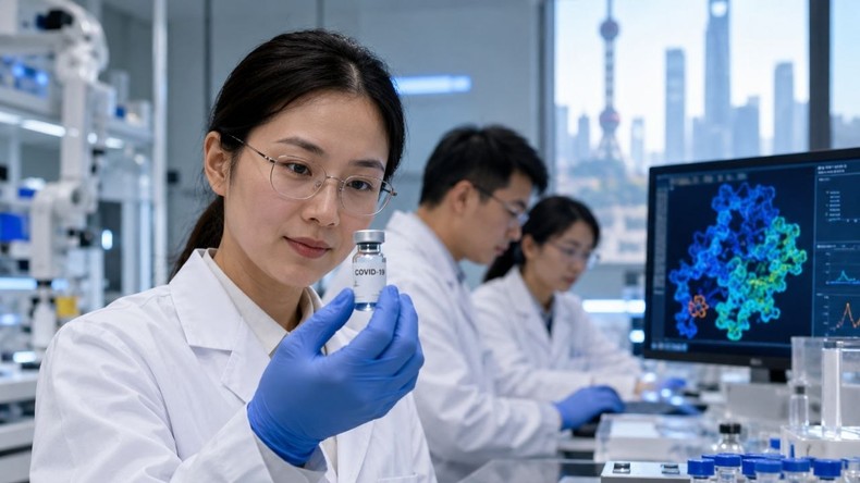 Covid-19 : la Chine autorise son premier médicament innovant conçu avec l'aide de l'IA