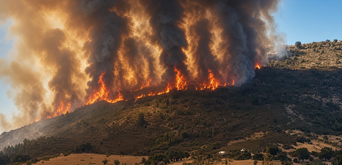 Tunisie : record d'incendies cet été 2026, plus de 14 000 hectares de forêt partis en fumée