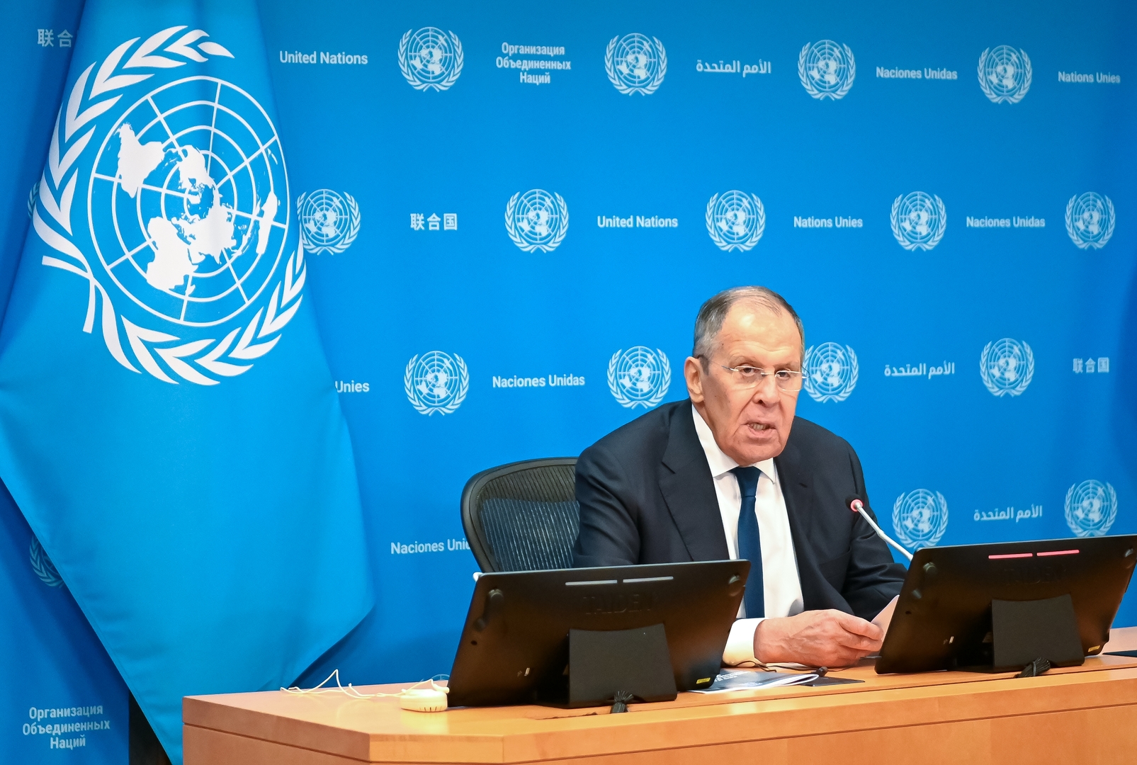 Sergueï Lavrov a tenu une conférence de presse de clôture à l'Assemblée générale des Nations unies