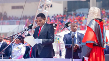 Zambie : Hichilema prête serment pour un second mandat