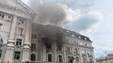 Kiev : un drone frappe le siège du Service de sécurité d’Ukraine