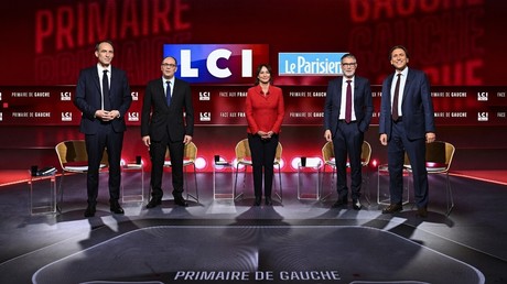 Primaire sociale-démocrate en France : au premier débat, les candidats s’écharpent sur l’alliance avec LFI