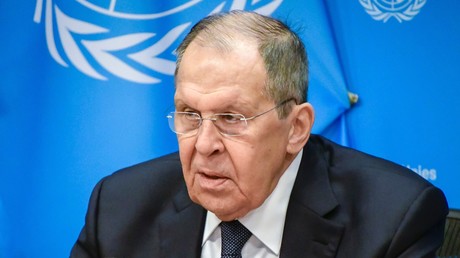 Sergueï Lavrov tient une conférence de presse de clôture à l'Assemblée générale des Nations unies