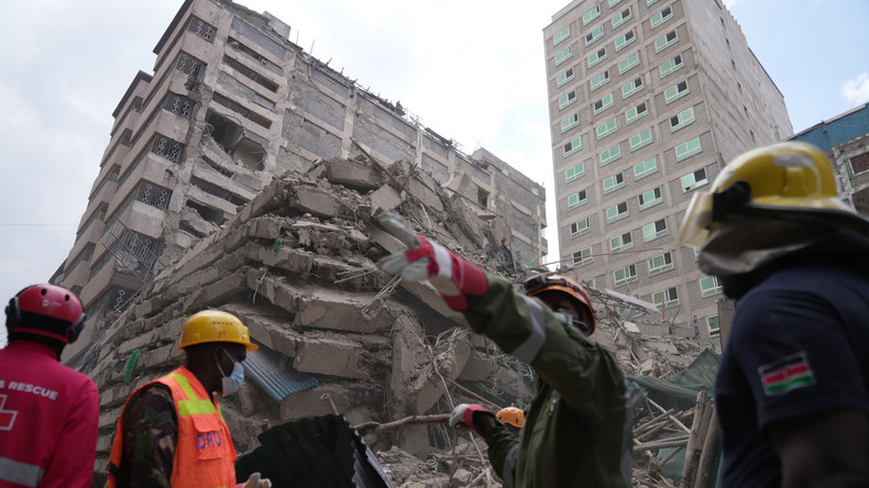 Kenya : effondrement d’un immeuble de 12 étages à Nairobi
