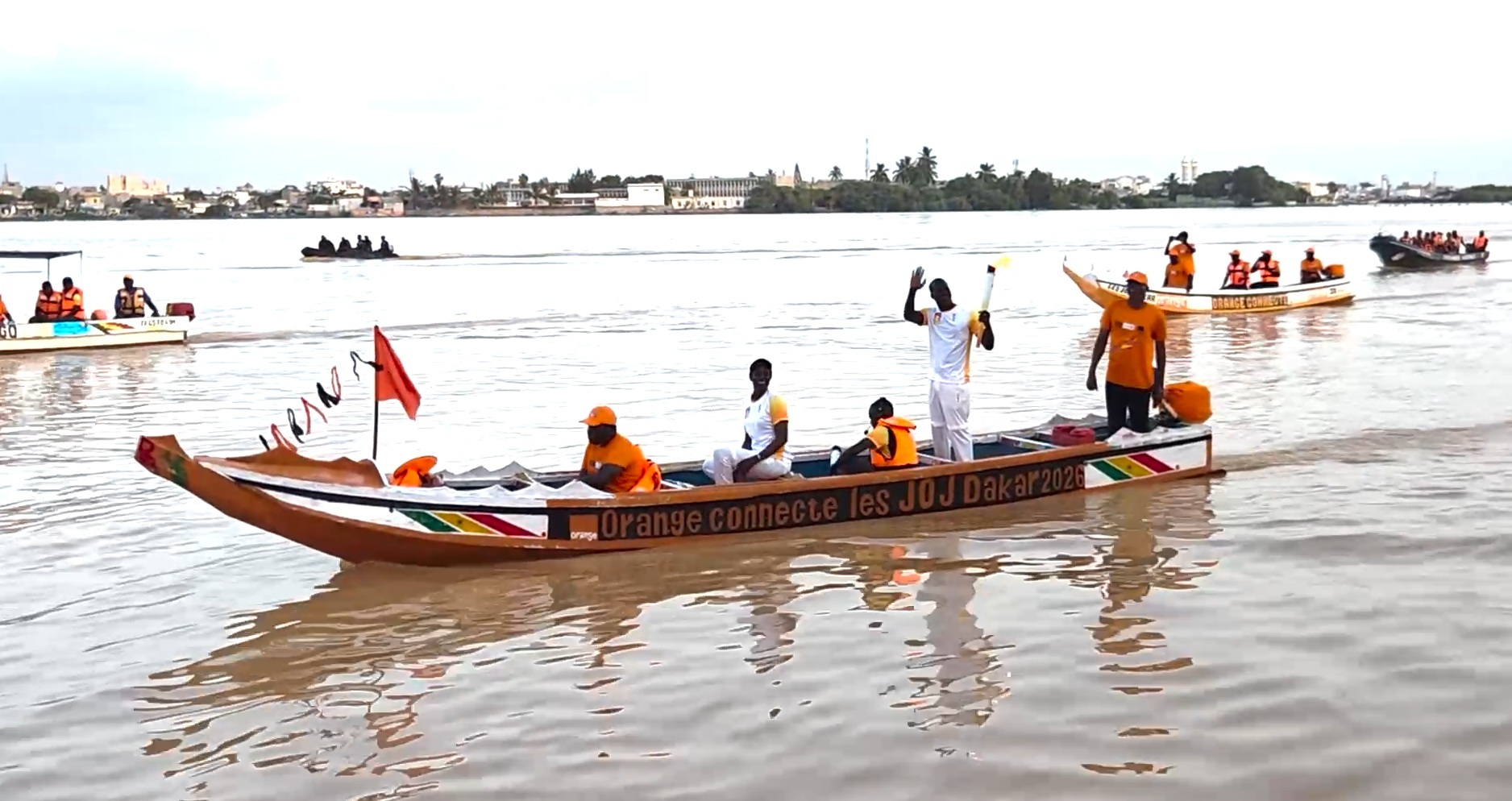 JOJ Dakar 2026 : Saint-Louis vibre au rythme du passage de la flamme olympique