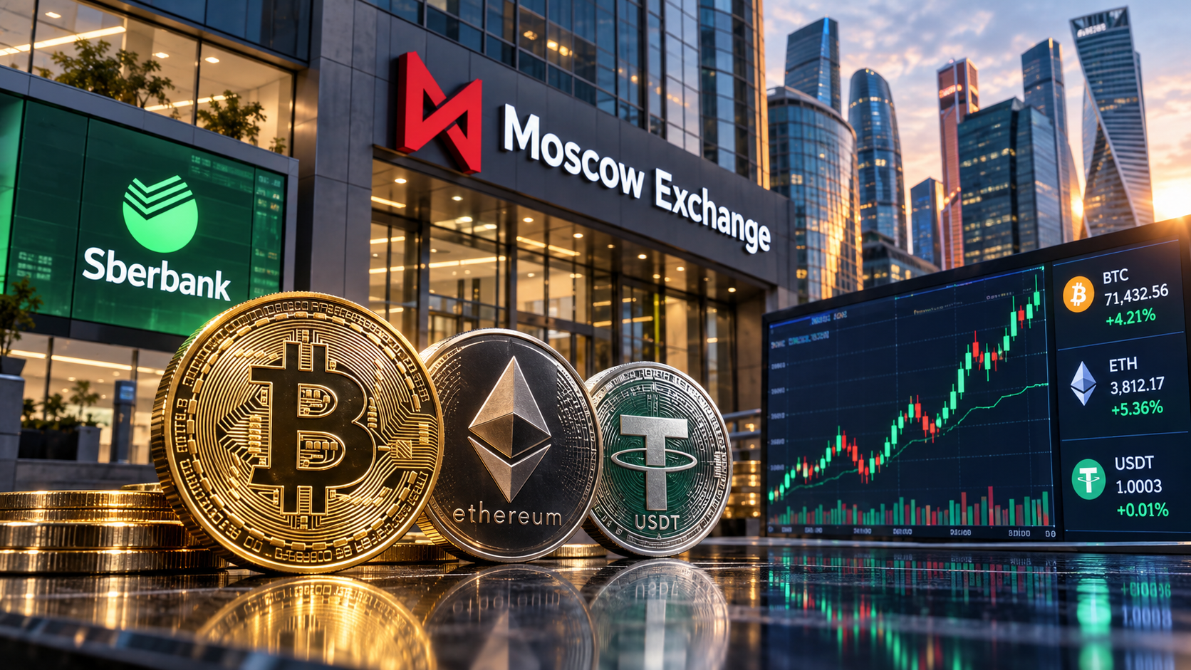 La Bourse de Moscou et les banques russes préparent le lancement de leurs services en cryptomonnaies dès décembre