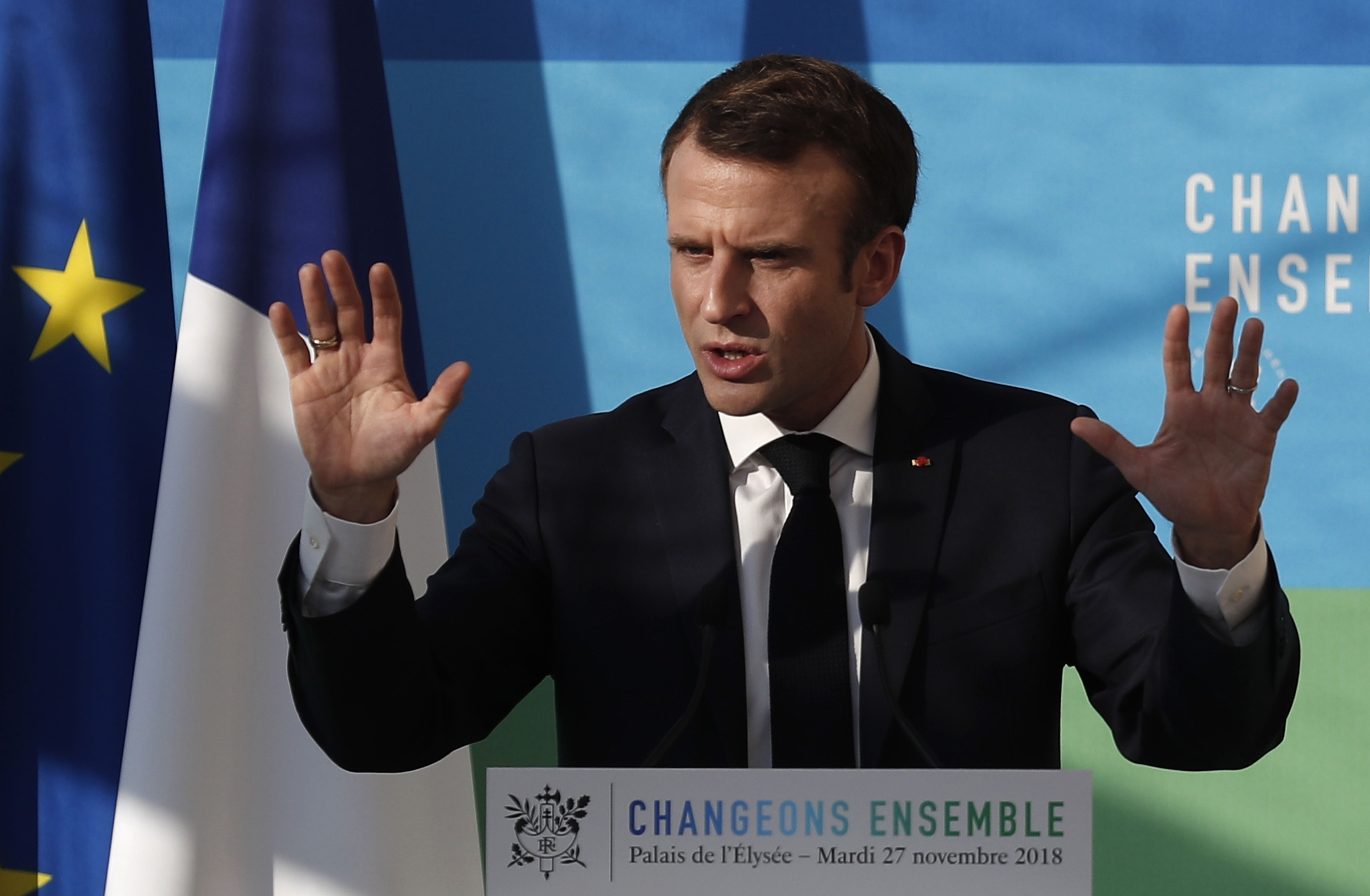 27/11/2018 : Macron s'adresse aux Français