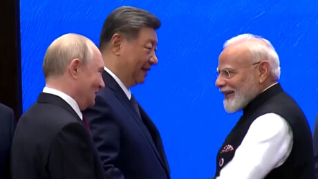 MODI PUTIN AND JINPING AT SCO SUMMIT