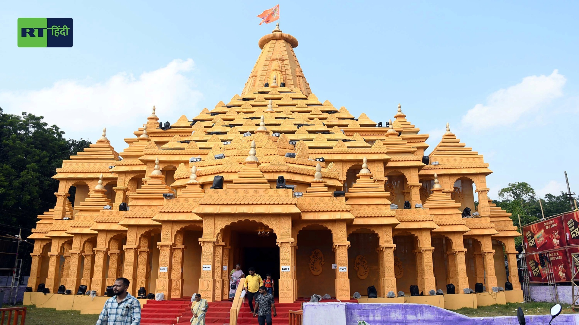 बौद्ध आर्किटेक्चर,हवा महल से लेकर राम मंदिर तक ... इन दुर्गा पूजा के पंडालों से नहीं हटेगी नजर
