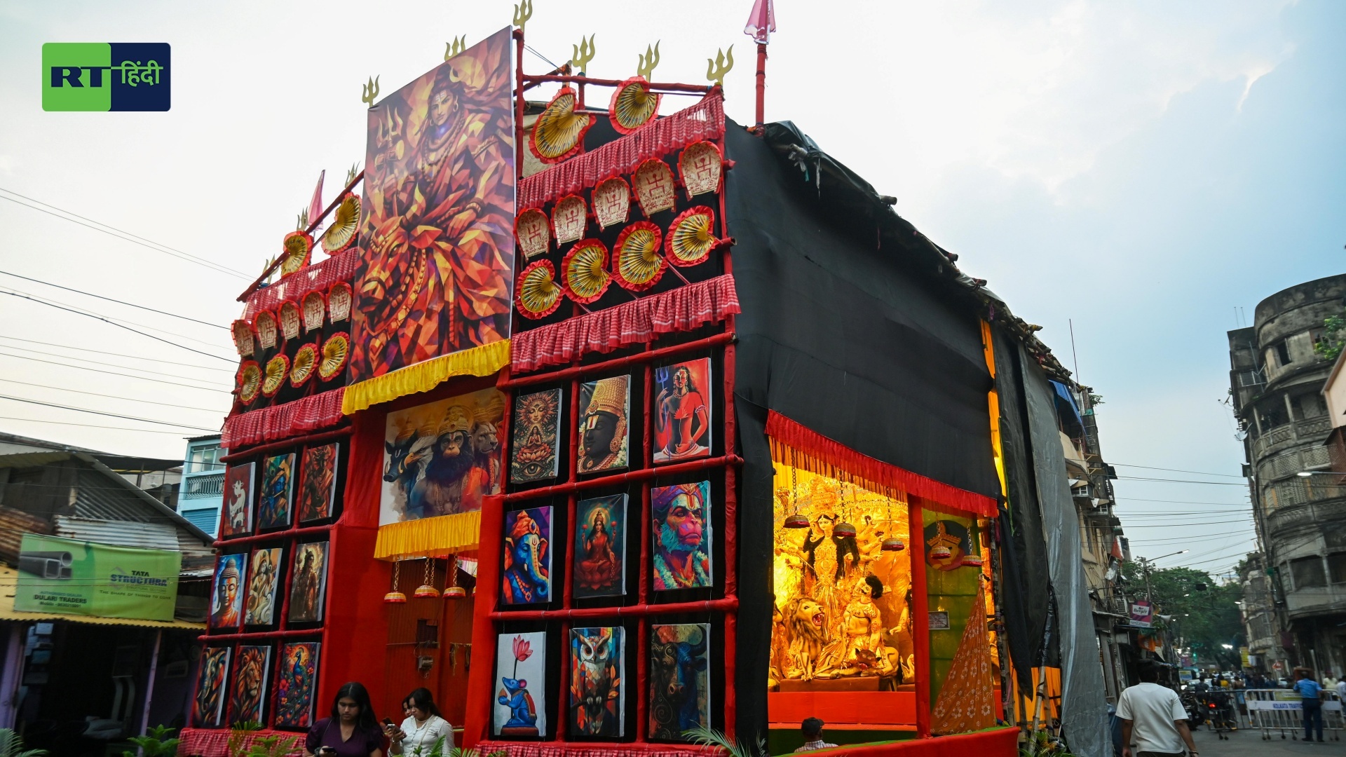 बौद्ध आर्किटेक्चर,हवा महल से लेकर राम मंदिर तक ... इन दुर्गा पूजा के पंडालों से नहीं हटेगी नजर