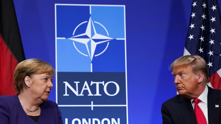 N-TV: Трамп обвинил Германию в том, что она задолжала НАТО триллион долларов