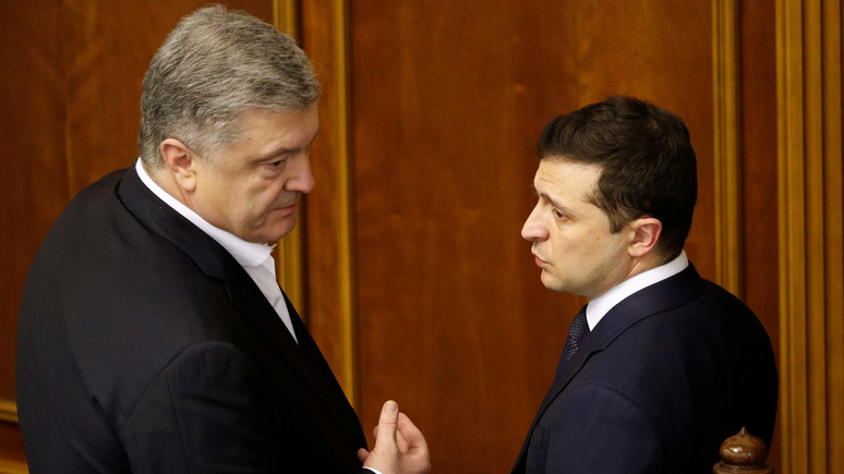 FAZ: Порошенко раскритиковал Зеленского за отсутствие плана по Донбассу