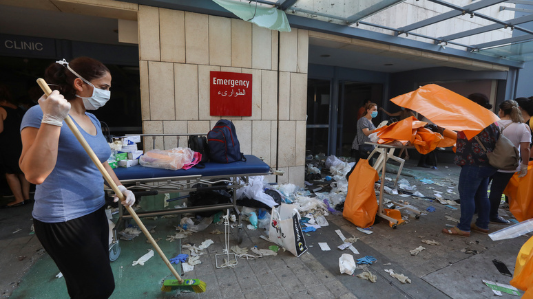 BI: в пострадавшем от взрыва Бейруте распространяется коронавирус