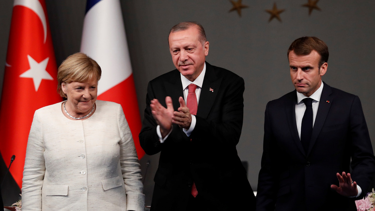 Обозреватель Figaro: отказ Меркель защитить Францию от Эрдогана ставит точку на франко-германском союзе