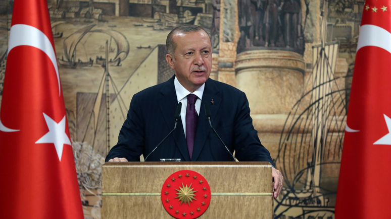 N-TV: Эрдоган потребовал от ЕС нейтралитета в турецко-греческом газовом споре