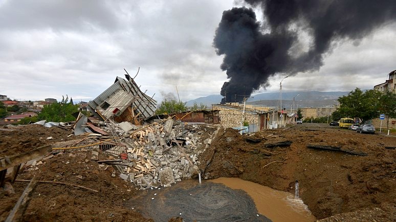 Le Figaro: эксперты объясняют обострение конфликта в Нагорном Карабахе «войной интересов»