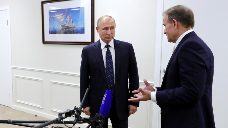 NewsOne: Путин и Медведчук обсудили возможность восстановления украинско-российских отношений и отмены санкций