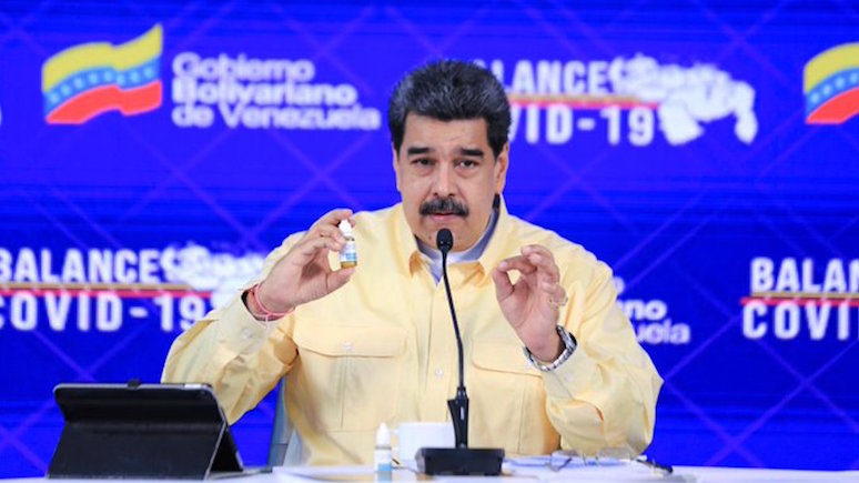 El Periódico: Мадуро представил «чудодейственные капли» от коронавируса