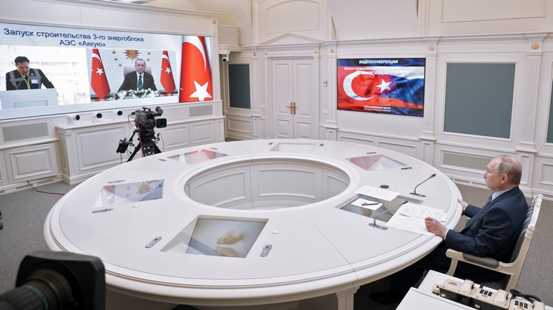 Spiegel: проявление дружбы и стратегический шаг — Путин и Эрдоган о начале строительства нового реактора на турецкой АЭС