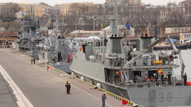 СТРАНА: в порт Одессы зашли четыре корабля противоминной группы НАТО
