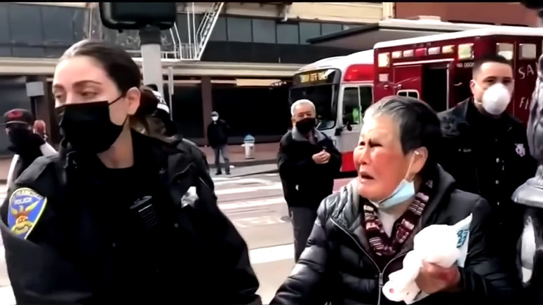 SCMP: крутая бабуля — пожилая китаянка из Сан-Франциско дала отпор обидчику-расисту