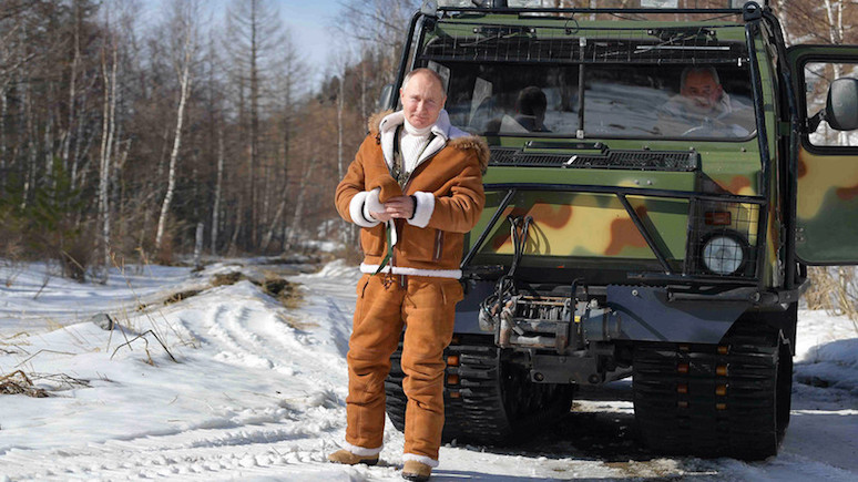 Sky News: Путин предстал в «гипермужественном» образе во время поездки в Сибирь 
