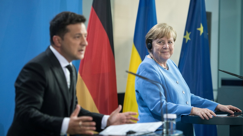 Das Erste: Меркель пообещала Зеленскому сохранить транзит газа через Украину, но не оправдала его надежд