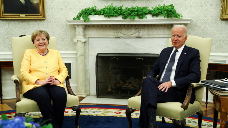 WP: на «прощальной встрече» в Белом доме Байден и Меркель поcтарались смягчить разногласия