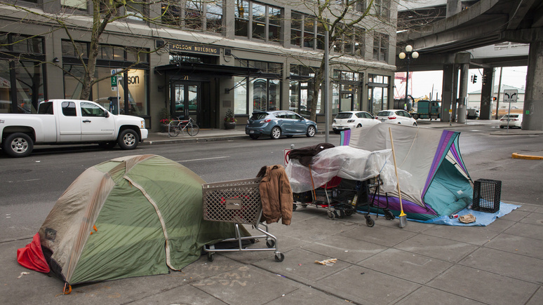 Le Monde: пандемия коронавируса обострила проблему бездомности в США