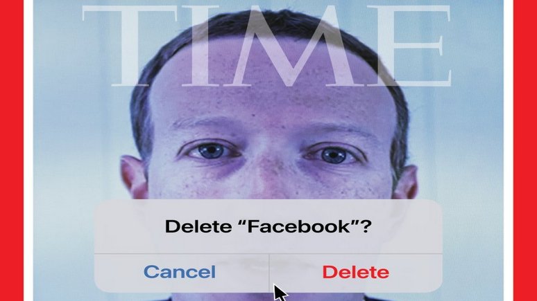 NTD: «Удалить или нет?» — журнал Time разместил на обложке фото Цукерберга на фоне скандала с Facebook
