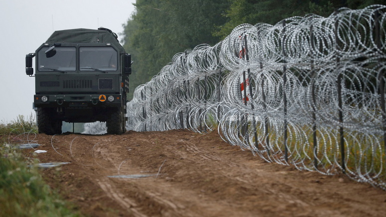 FAZ: Польша построит барьер на границе с Белоруссией 