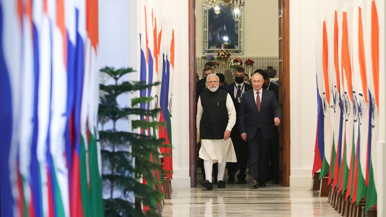 HT: Путин и Моди договорились усилить российско-индийское сотрудничество