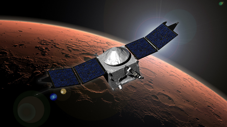 Hill: орбитальный аппарат нашёл на Марсе «значительные объёмы воды»