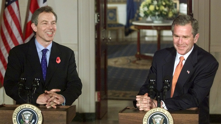 Daily Mail узнала, как Блэр пообещал Бушу «пропиарить» вторжение в Ирак 