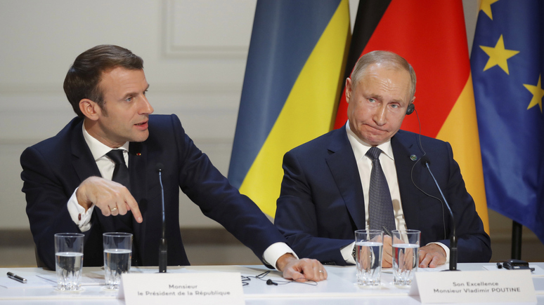 Le Figaro: Макрон предложит Москве путь к разрядке напряжённости по Украине