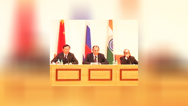 Россия, Индия и Китай - за дипломатию
