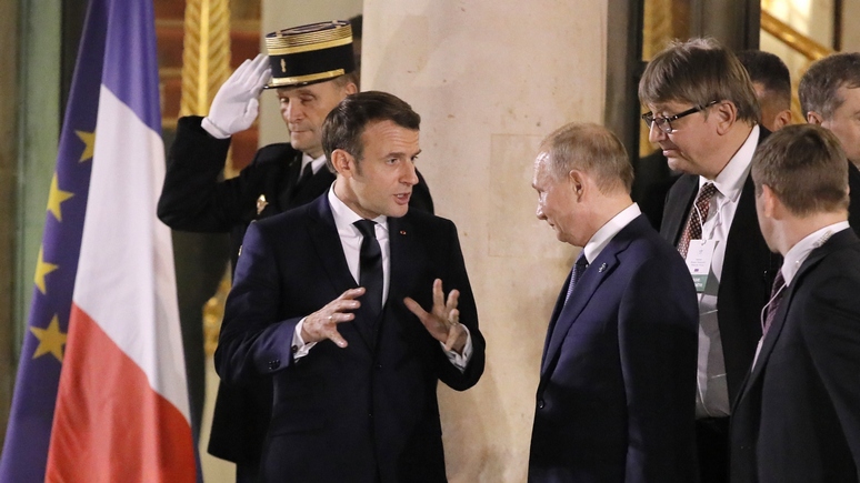 Le Figaro: Макрон признался, что не рассчитывает на односторонние жесты Москвы