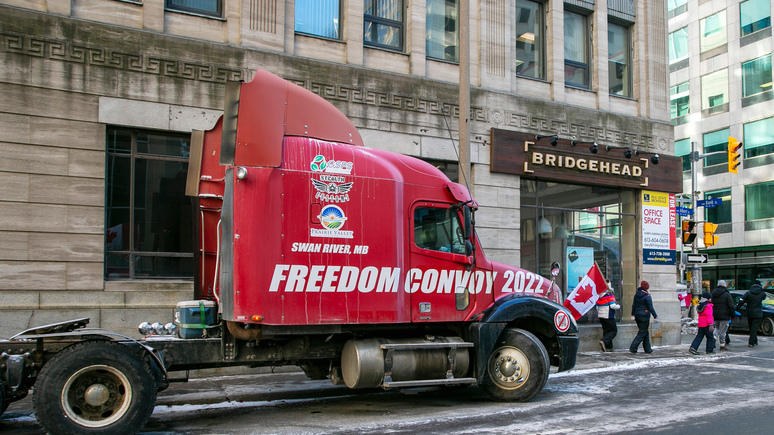 Insider: протест канадских дальнобойщиков вдохновил американцев на «Народный конвой» 