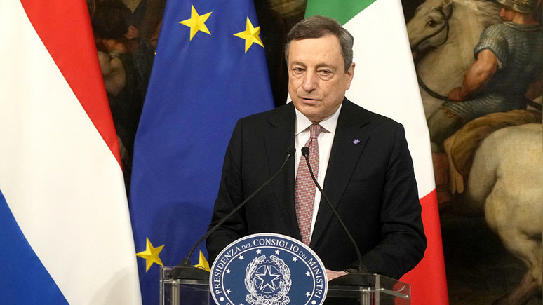 Bloomberg: премьер-министр Италии надеется ускорить отказ от российских энергоресурсов
