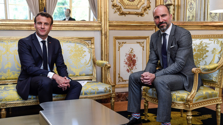 Le Figaro: в парламенте Франции призвали расследовать связи Макрона с компанией Uber