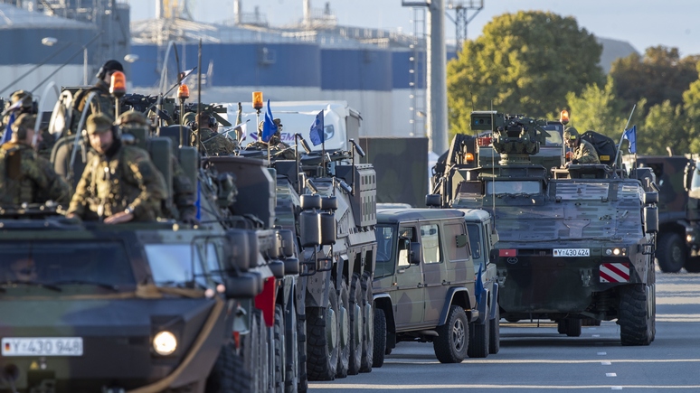 N-TV: первая сотня военных бундесвера прибыла в Литву для усиления НАТО