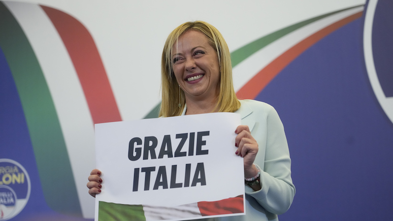 WP: шок и опасения в Европе — на парламентских выборах в Италии победили правые во главе с Джорджей Мелони