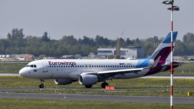 Der Spiegel: почти половина рейсов Eurowings отменена из-за трёхдневной забастовки пилотов