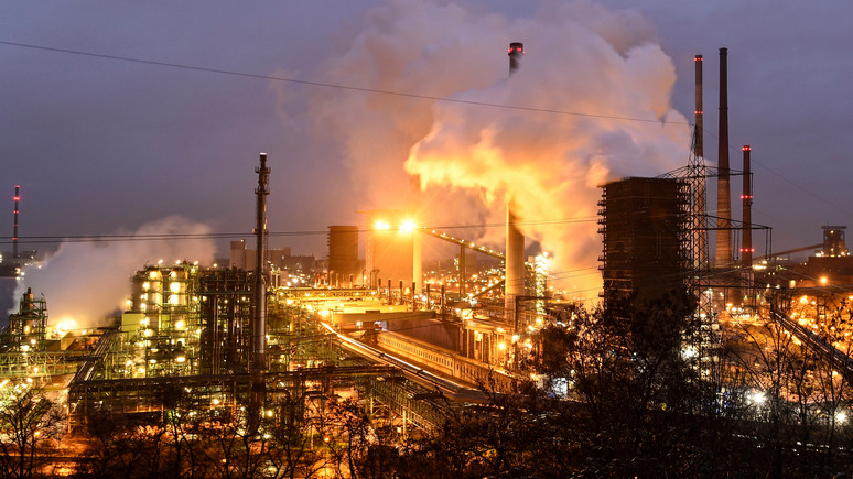 Focus Online: крупнейший немецкий сталелитейный концерн Thyssenkrupp переживает кризис из-за роста цен на газ