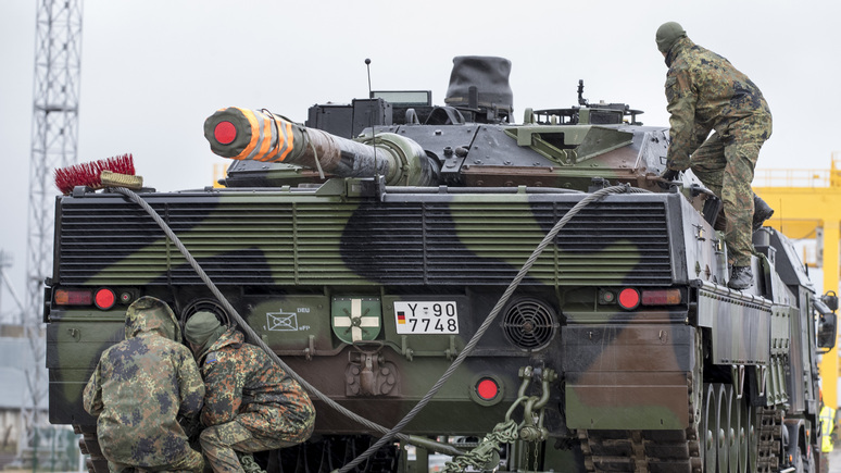 FAZ: несмотря на уговоры американцев Германия упорно отказывается поставлять Украине танки Leopard 2 